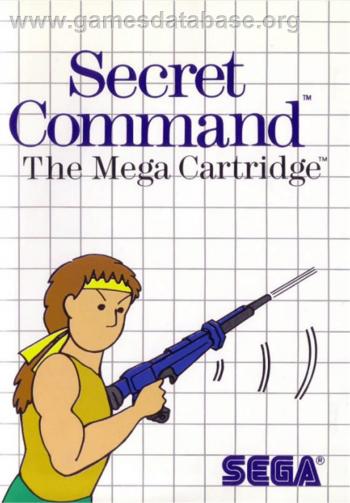 Cover Secret Commando for Master System II
